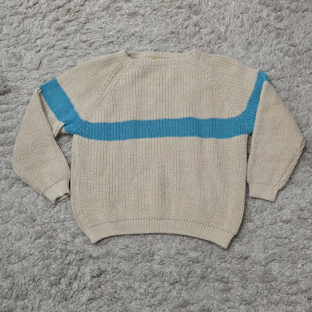 VTG 90s Hampshire Mills Chunky Wool Crewneck Sweater XL